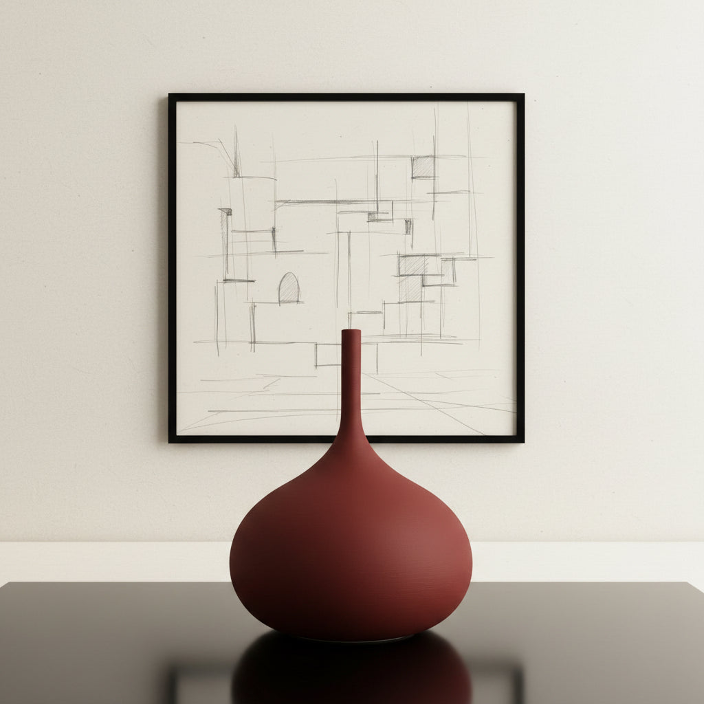 Nordic Minimalist Morandi Vase Vintage Brushed Texture Ceramic Vase Vintage Brushed Texture Ceramic Vase Home Decoration