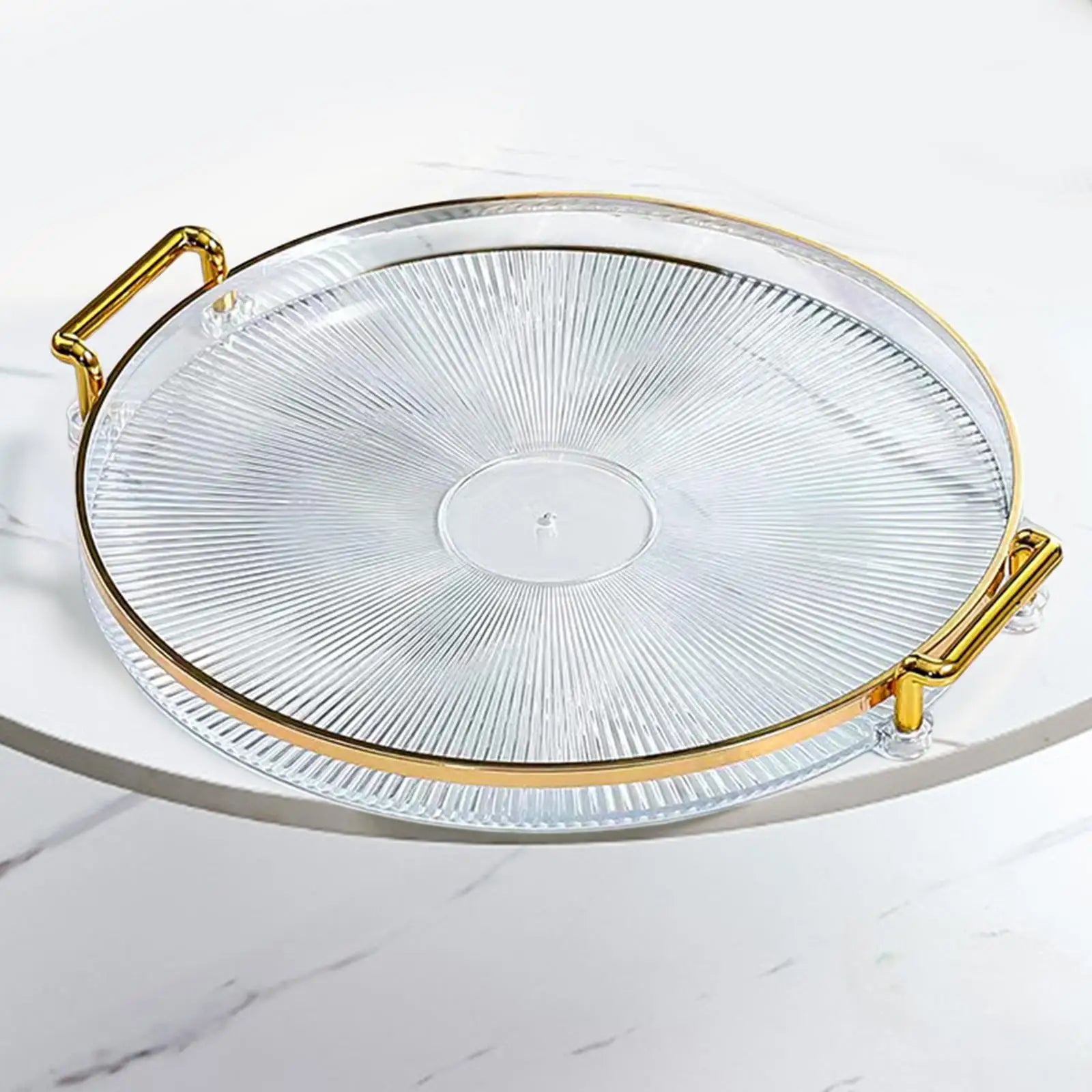 Serving Tray, with Handles Snack Candies Plate Surface Plating Food Tray for Tableware