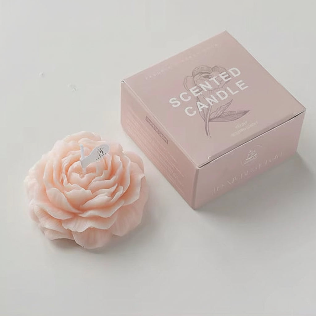 Candle Peony Flower Modeling Gift Decoration Mother'S Day Birthday Flower Scented Candle