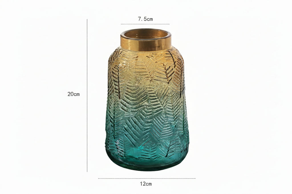 Flower Vase Home Decoration Vase for Flower Glass Vase Home Decoration Accessories Modern Wedding Gold Vase Transparent Tabletop