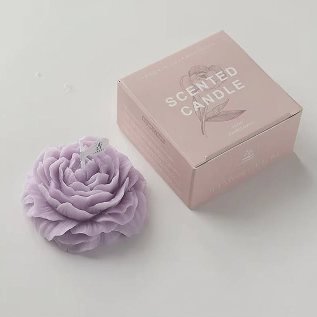 Candle Peony Flower Modeling Gift Decoration Mother'S Day Birthday Flower Scented Candle