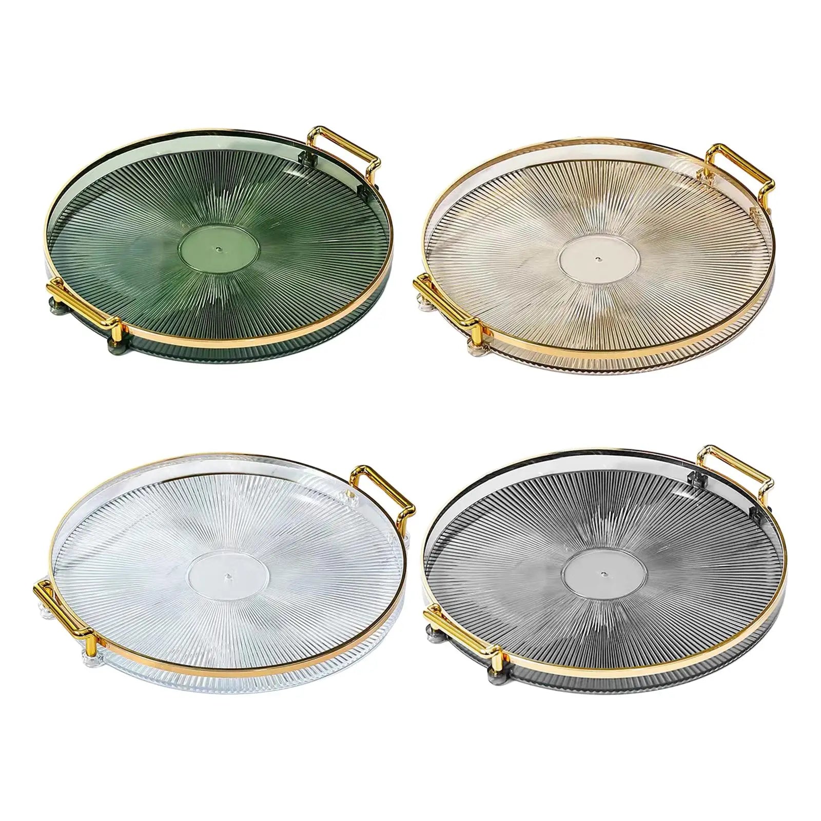 Serving Tray, with Handles Snack Candies Plate Surface Plating Food Tray for Tableware
