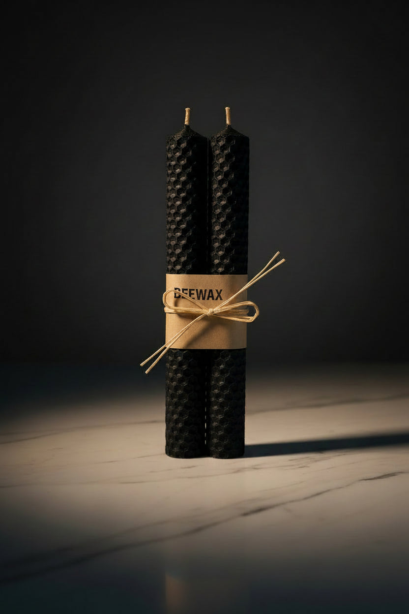 Honeycomb Candle Long Rod Candle Beeswax Cylinder Candle 2.2X20Cm