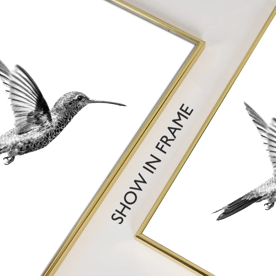 Nordic Minimalist Hummingbird Art Print Canvas Painting Living Room Black and White Posters Wall Art Pictures Scandinavian Decor
