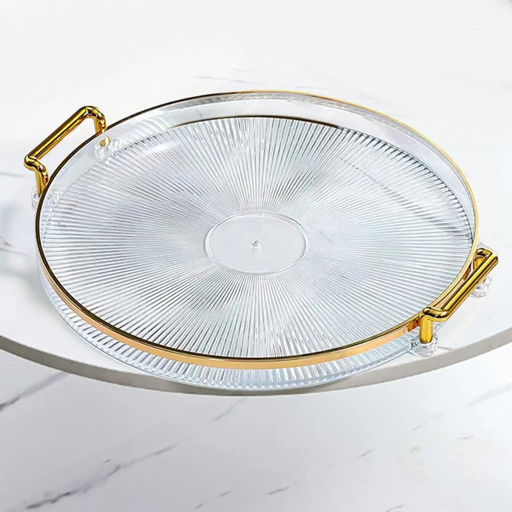 Serving Tray, with Handles Snack Candies Plate Surface Plating Food Tray for Tableware